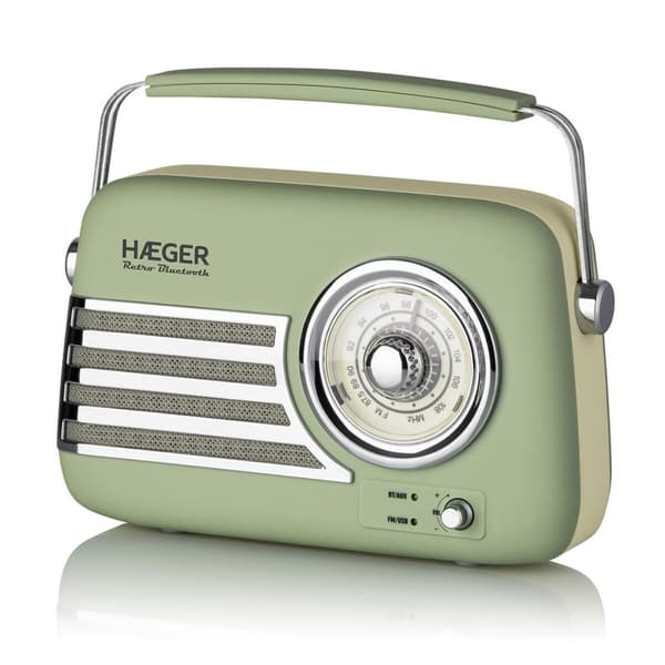 Bærbar Bluetooth-radio Haeger RB-GRE.001A