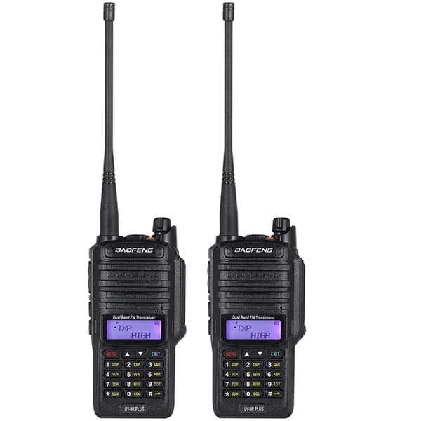 Walkie Talkie, Vandtæt, Lang Rækkevidde, mere10w 8800mah, EURO