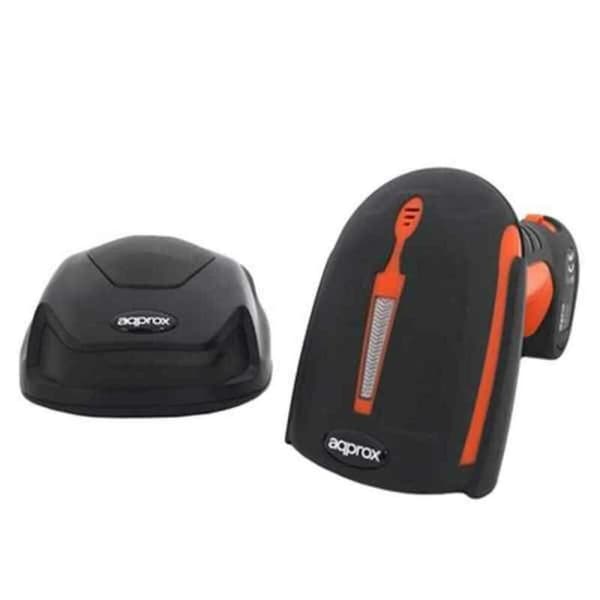 Stregkodelæser approx! appLS18I Sort/Rød 625 nm Bluetooth