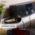 Miniatyrbild 9 av 10: Audizio Cannes stereo FM & DAB-radio med CD-spelare, Bluetooth och MP3-spelare - 120W