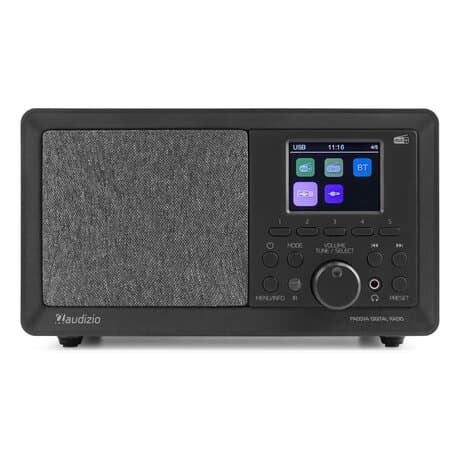 Audizio Padova retro DAB-radio med Bluetooth och USB mp3-spelare