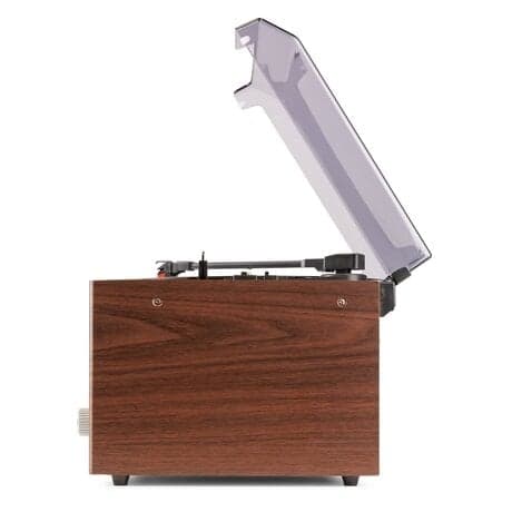 Audizio Frisco - Retro skivspelare med inbyggd DAB+ radio - USB - brun