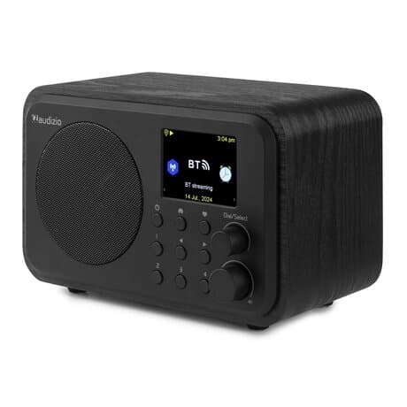 Audizio Vicenza - DAB+ och WIFI Radio med Bluetooth - På batteri - Svart