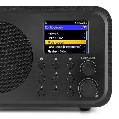 Audizio Vicenza - DAB+ och WIFI Radio med Bluetooth - På batteri - Svart