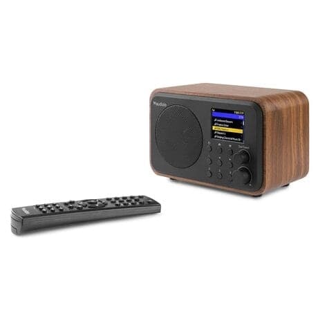 Audizio Vicenza - DAB+ och WIFI Radio med Bluetooth - På batteri - Trä