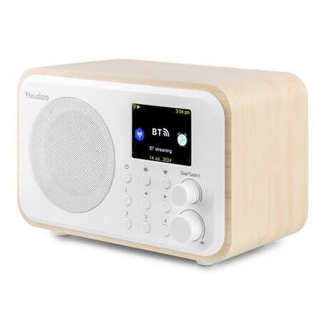 Audizio Vicenza - DAB+ och WIFI Radio med Bluetooth - På batteri - Vit