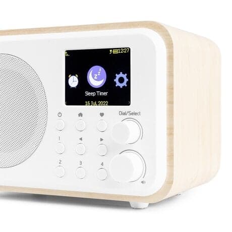Audizio Vicenza - DAB+ och WIFI Radio med Bluetooth - På batteri - Vit