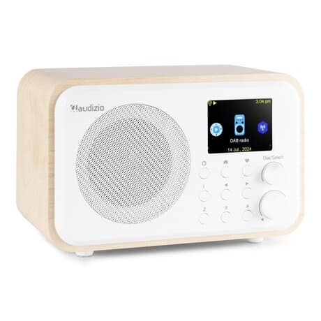 Audizio Vicenza - DAB+ och WIFI Radio med Bluetooth - På batteri - Vit