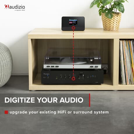 Audizio Livorno dab-tuner med internetradio - WIFI - FM - DAB+