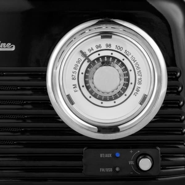 Vintage Cuisine Bluetooth-radio metallikahvalla