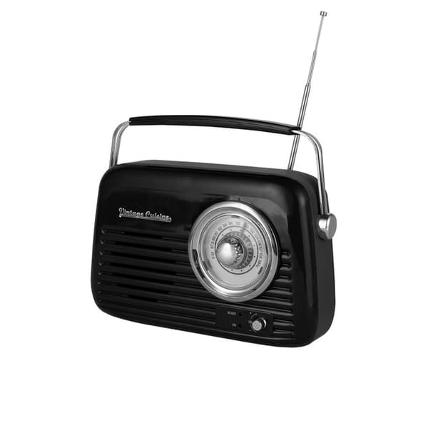Vintage Cuisine Bluetooth-radio metallikahvalla