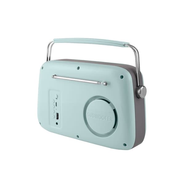 Vintage Cuisine Bluetooth Radio med metalhåndtag