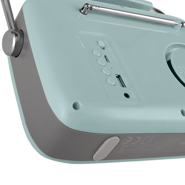 Vintage Cuisine Bluetooth Radio med metalhåndtag