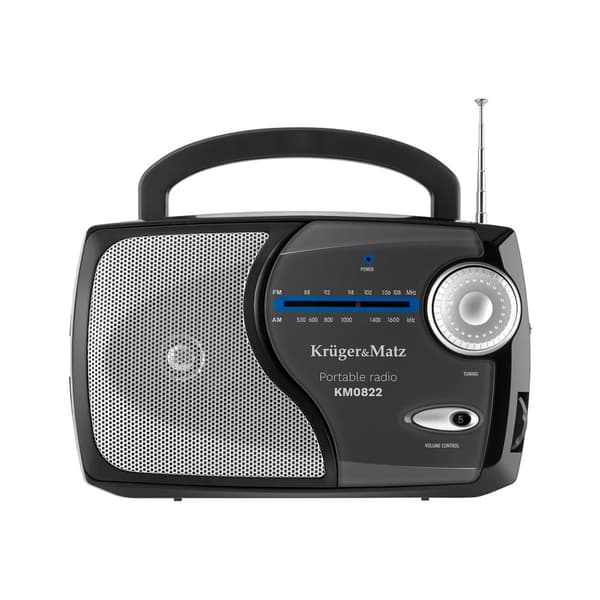 Kruger & Matz bærbar analog radio, model KM0822