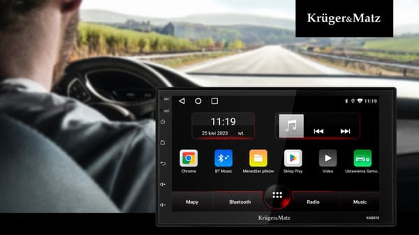 Kruger & Matz KM2010 CarPlay/AndroidAuto Bilradio