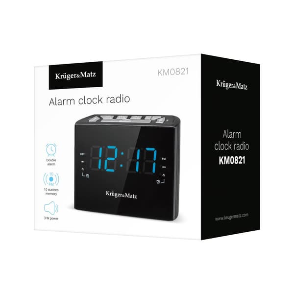 Kruger & Matz clockradio, model KM0821