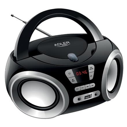 Adler | AD 1181 | CD Boombox | Højttalere | USB-forbindelse