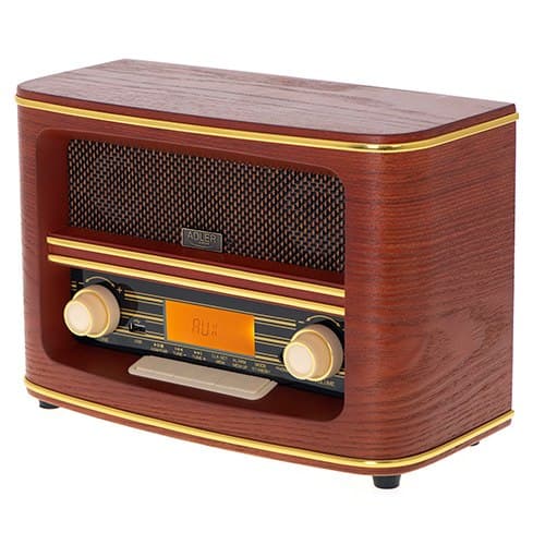 Adler | AD 1187 | Retro radio | AUX i | Træ | Alarm funktion