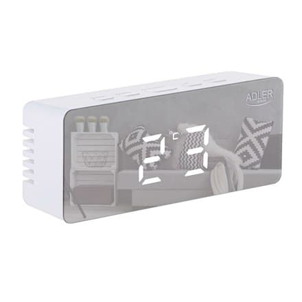 Adler | AD 1189W | Vækkeur | I | Hvid | Alarm funktion