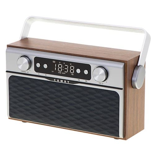 Camry | CR 1183 | Bluetooth-radio | 16 W | AUX sisään | Puinen