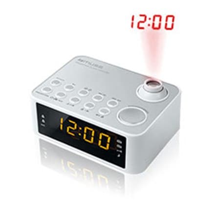 Muse | M-178PW | Hvid | Clockradio