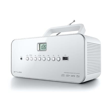 Muse | M-28RDW | Kannettava radio CD/MP3-soitin USB:llä | Valkoinen
