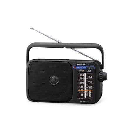 Panasonic | RF-2400DEG-K | Musta | Kannettava radio