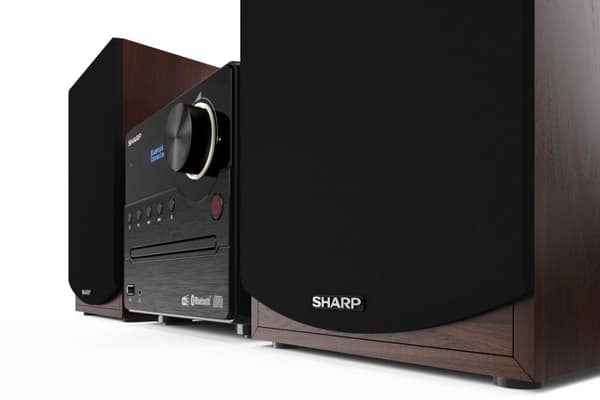 Skarp | Hi-Fi mikrosystem | XL-B517D(BR) | USB-port | AUX i | Bluetooth | CD-afspiller | Brun | FM-radio | Trådløs forbindelse
