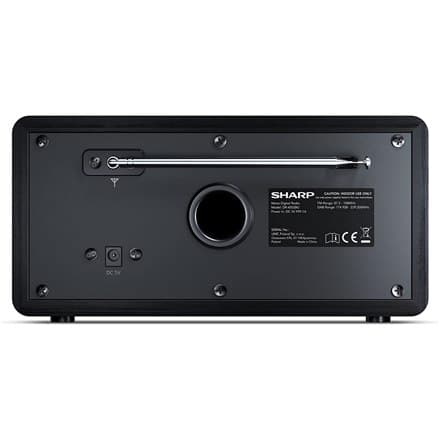 Sharp DR-450(BK) Digital Radio, FM/DAB/DAB+, Bluetooth 4.2, Alarmfunktion, Midnight Black Sharp | Midnight Black | DR-450(BK) |