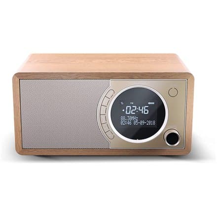 Sharp DR-450(BR) digitaalinen radio, FM/DAB/DAB+, Bluetooth 4.2, hälytystoiminto, ruskea Sharp | Ruskea | DR-450(BR) | Digitaalinen radio | B