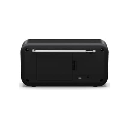 Sharp DR-P420(BK) Tokyo bærbar digitalradio, FM/DAB/DAB+, Bluetooth 5.0, USB eller batteridrevet, Midnight Black Sharp | Midni