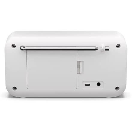 Sharp DR-P420(WH) Tokyo bærbar digitalradio, FM/DAB/DAB+, Bluetooth 5.0, USB eller batteridrevet, Snehvid Sharp | Hvid |