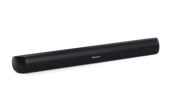 Sharp HT-SB107 2.0 Compact Soundbar til TV op til 32"", HDMI ARC/CEC, Aux-in, Optisk, Bluetooth, 65cm, Glans Sort Skarp | Ja |