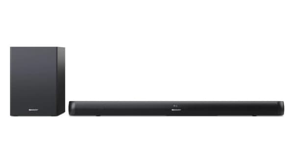 Sharp HT-SBW202 2.1 Soundbar med trådløs subwoofer til TV over 40"", HDMI ARC/CEC, Aux-in, Optisk, Bluetooth, 92cm, Black Sh