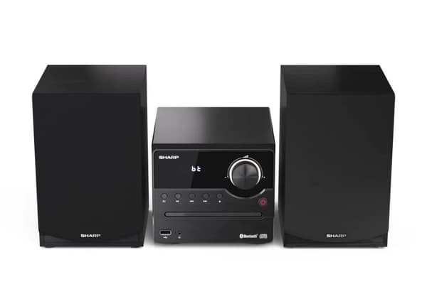 Sharp XL-B512(BK) Hi-Fi-mikrosystem, CD/FM/USB/Bluetooth v5.0, 45W, Black Sharp | Hi-Fi mikrosystem | XL-B512(BK) | USB-port |