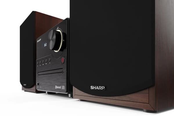 Sharp XL-B512(BR) Hi-Fi-mikrojärjestelmä, CD/FM/USB/Bluetooth v5.0, 45W, ruskea Sharp | Hi-Fi-mikrojärjestelmä | XL-B512(BR) | USB-portti |