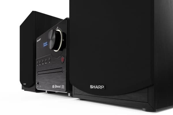 Sharp XL-B517D(BK) Hi-Fi-mikrosystem, CD/FM/USB/Bluetooth v5.0, Aux-ingång, 45W, Black Sharp | Hi-Fi mikrosystem | XL-B517D(BK) |