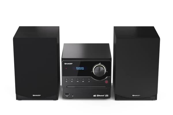 Sharp XL-B517D(BK) Hi-Fi-mikrosystem, CD/FM/USB/Bluetooth v5.0, Aux-ingång, 45W, Black Sharp | Hi-Fi mikrosystem | XL-B517D(BK) |
