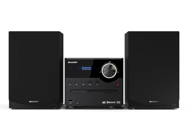 Sharp XL-B517D(BK) Hi-Fi-mikrosystem, CD/FM/USB/Bluetooth v5.0, Aux-ingång, 45W, Black Sharp | Hi-Fi mikrosystem | XL-B517D(BK) |