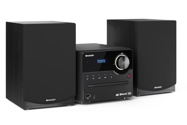 Sharp XL-B517D(BK) Hi-Fi-mikrosystem, CD/FM/USB/Bluetooth v5.0, Aux-ingång, 45W, Black Sharp | Hi-Fi mikrosystem | XL-B517D(BK) |