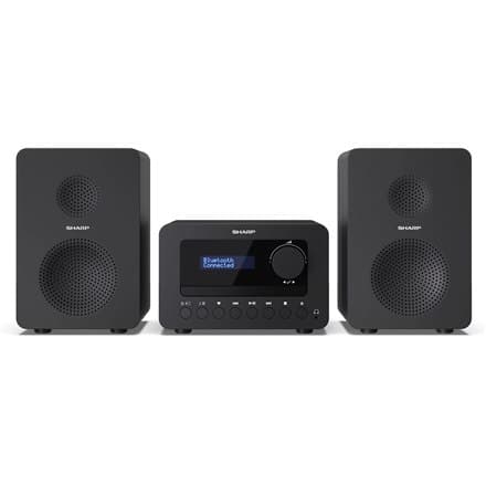 Sharp XL-B520D(BK) Tokyo Hi-Fi Micro System 2.0, FM/DAB/DAB+/USB, CD, Bluetooth 5.0, Aux-ingång, Black Sharp | Svart | XL-B520D(BK)