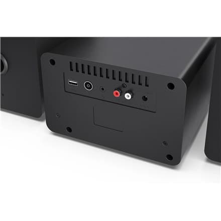 Sharp XL-B520D(BK) Tokyo Hi-Fi Micro System 2.0, FM/DAB/DAB+/USB, CD, Bluetooth 5.0, Aux-ingång, Black Sharp | Svart | XL-B520D(BK)