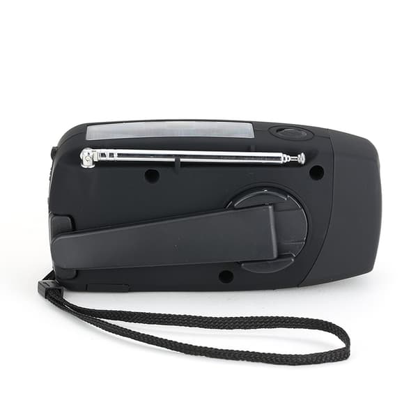 Smart Vevradio (Nödradio) Solcell Ficklampa Powerbank