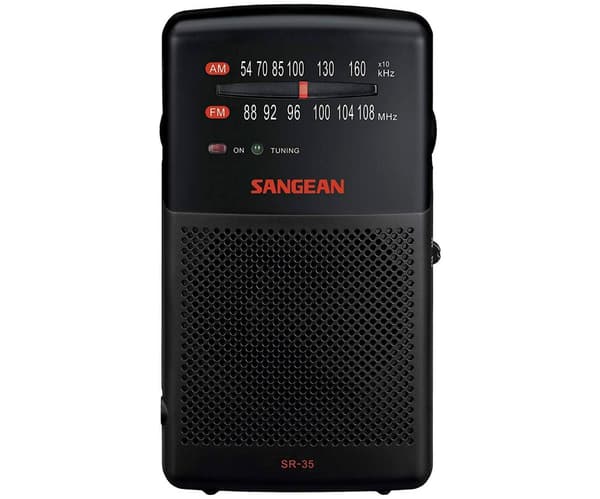 Sangean Kannettava Radio Sr-35 Musta