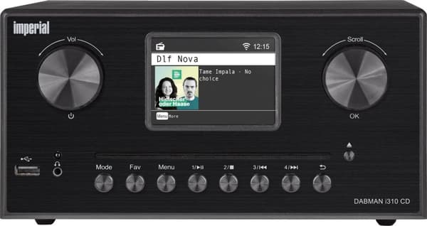 Imperial DABMAN i310 CD sw mikro hi-fi system med forstærker, DAB+/FM internet (22-329-00)