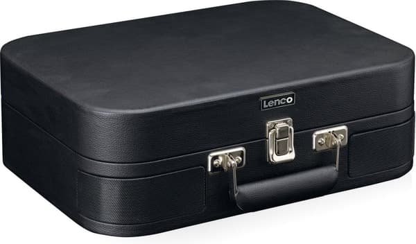 Classic Phono Retro skivspelare - Vinylfodral med Bluetooth - Autostopp - TT-116BK - Svart