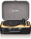 Miniatyrbild 2 av 9: Classic Phono Retro skivspelare - Vinylfodral med Bluetooth - Autostopp - TT-116BK - Svart