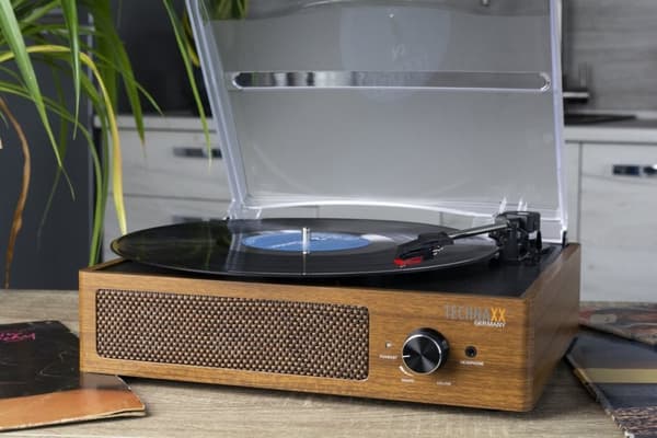 Technaxx TX-186 Retro skivspelare - Bluetooth 5.0 - Stereo - Brun
