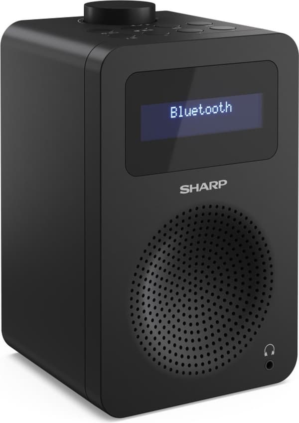 Sharp DR-430(BK) Tokyo Digital DAB+ - FM-radio med Bluetooth - svart