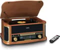 Miniatyrbillede 1 af 10: Lenco TCD-2551WD Pladespiller lydpladeafspiller med bæltedrev Wood Automatic (TCD-2551)